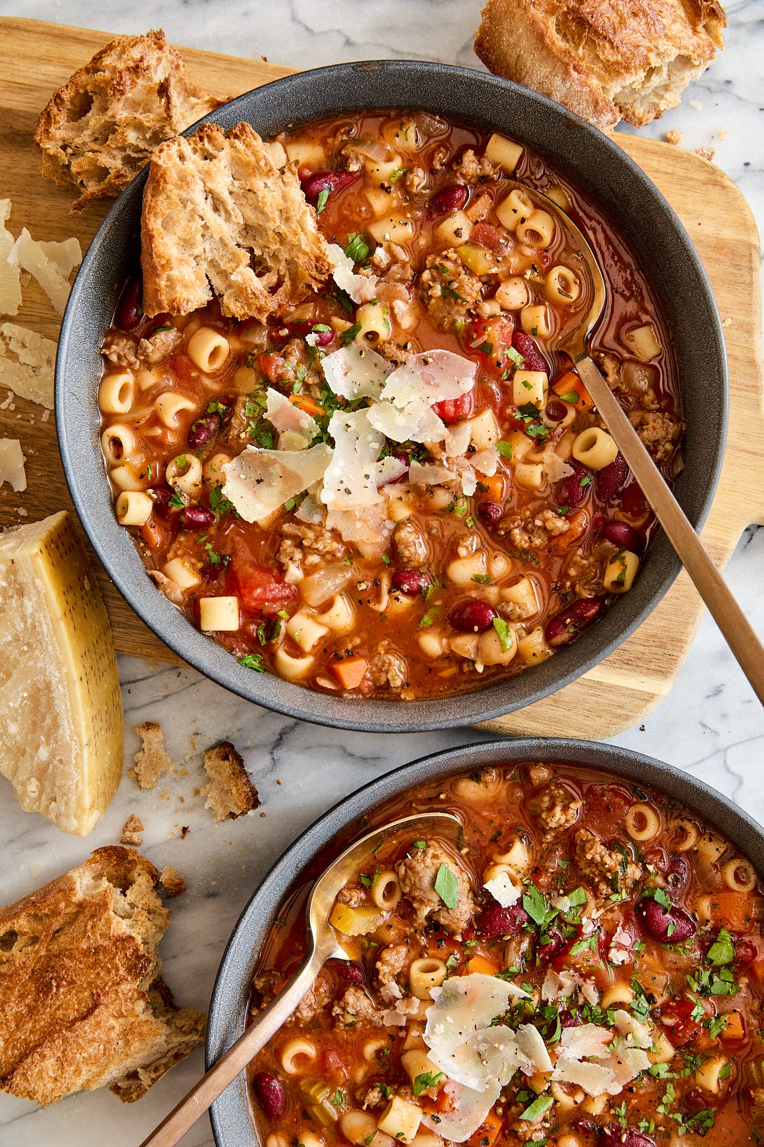 Slow Cooker Olive Garden Pasta e Fagioli
