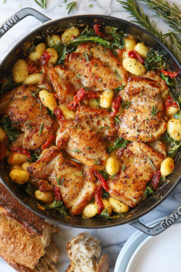 Sun Dried Tomato Chicken and Gnocchi