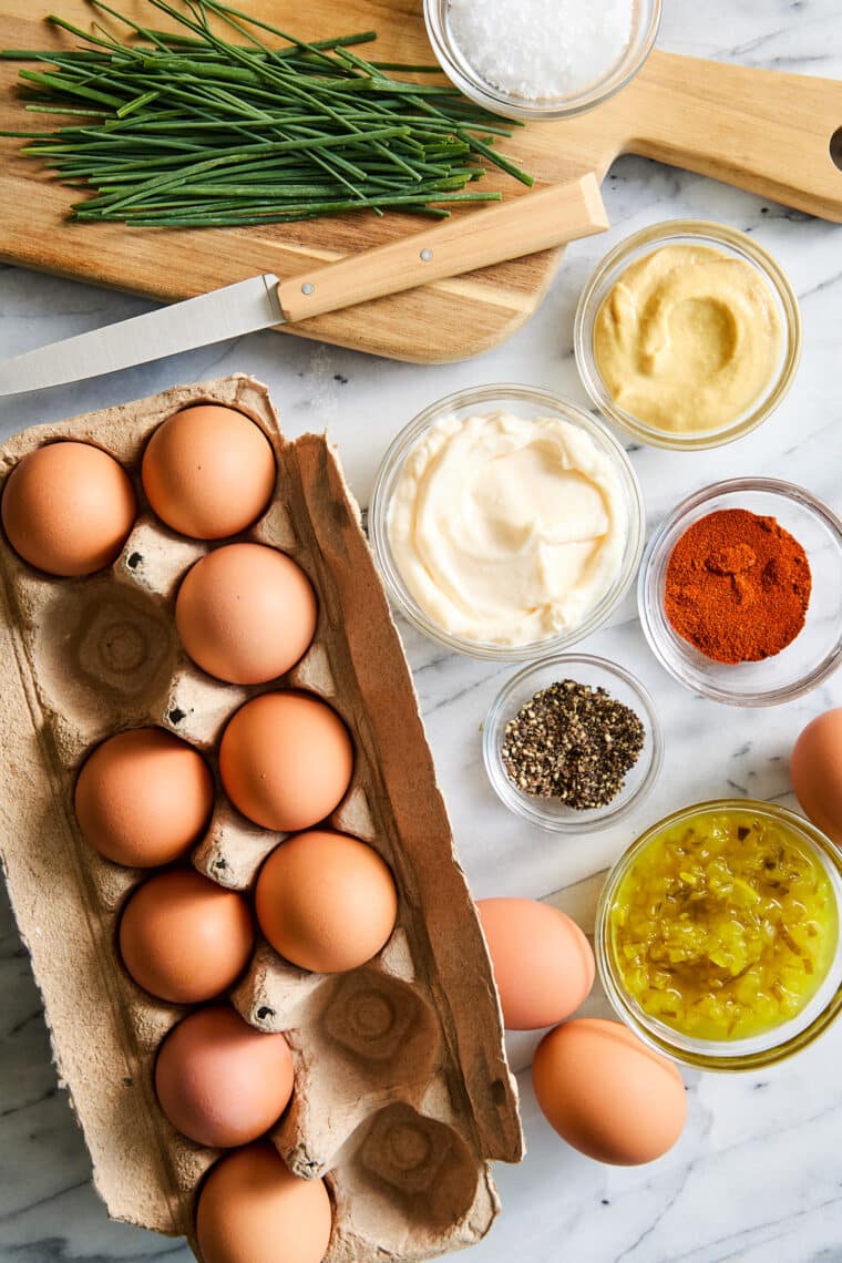 The Best Classic Deviled Eggs - An absolute crowd-favorite appetizer! Easy to make and can be prepped ahead of time. Perfect for the holidays!