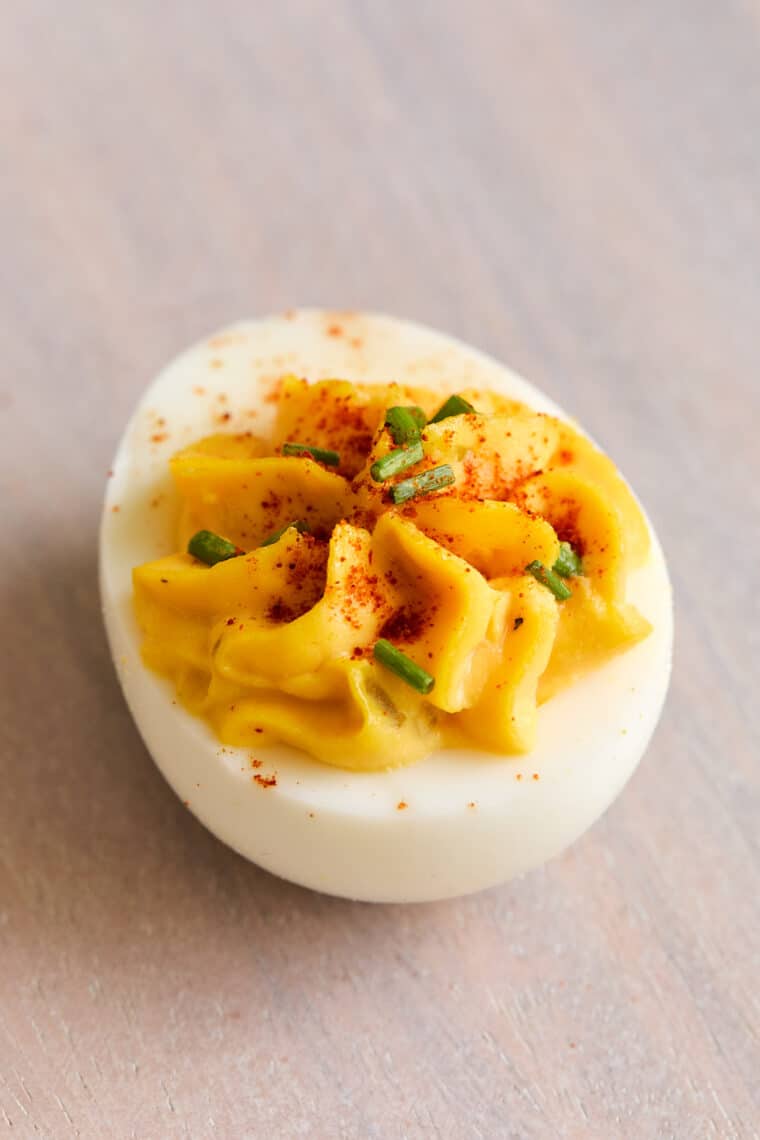 The Best Classic Deviled Eggs - An absolute crowd-favorite appetizer! Easy to make and can be prepped ahead of time. Perfect for the holidays!