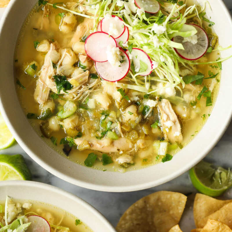 Slow Cooker Chicken Posole