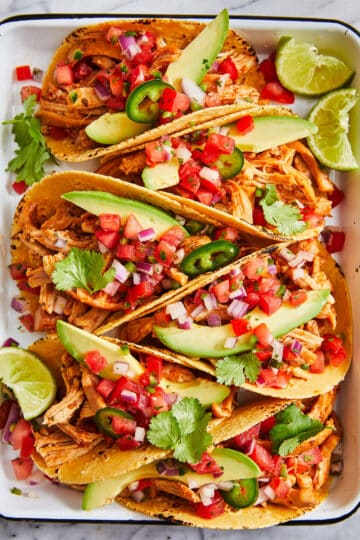 Instant Pot Chicken Tacos