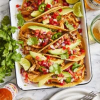 Insta Pot Chicken Tacos