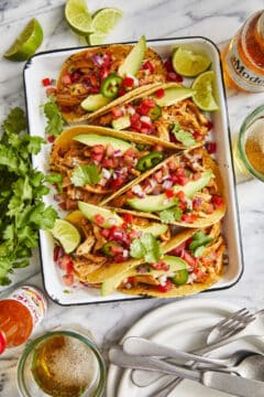 Insta Pot Chicken Tacos