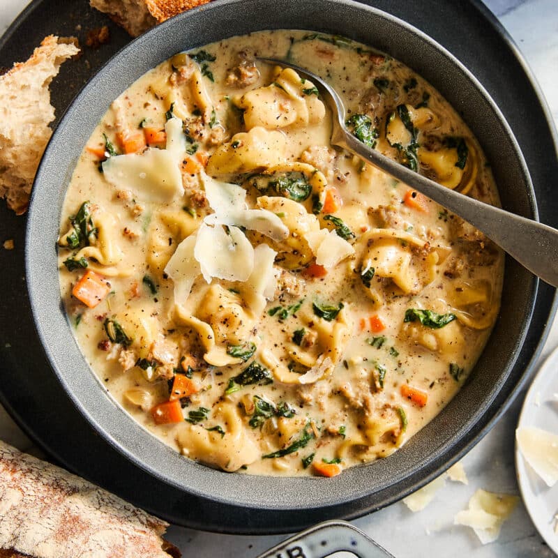 Sausage Tortellini Soup
